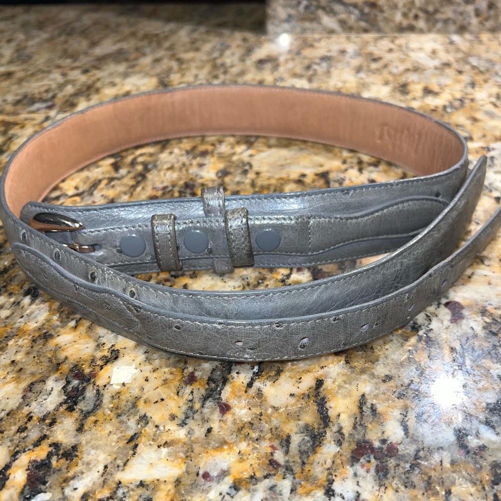 Ferrini Genuine Ostrich 34” Belt